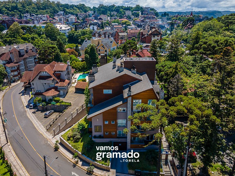 Loft Gramado - Rua Tia Rita Junto aos principais Fondues