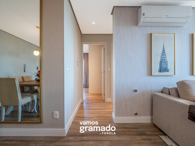 San Telmo 404 - Apto novo no coração de Gramado, com garagem