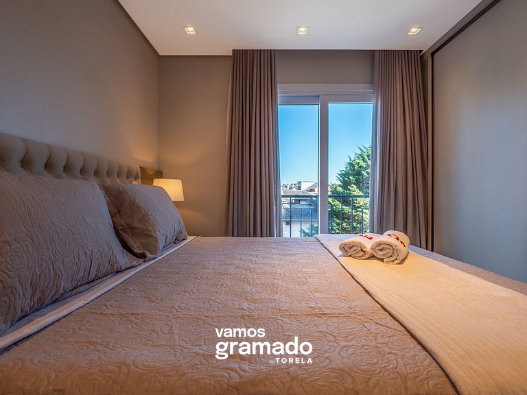 San Telmo 404 - Apto novo no coração de Gramado, com garagem