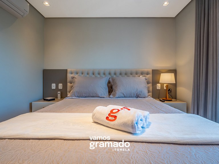 San Telmo 404 - Apto novo no coração de Gramado, com garagem