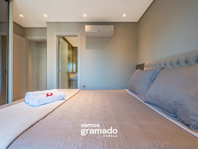 San Telmo 404 - Apto novo no coração de Gramado, com garagem