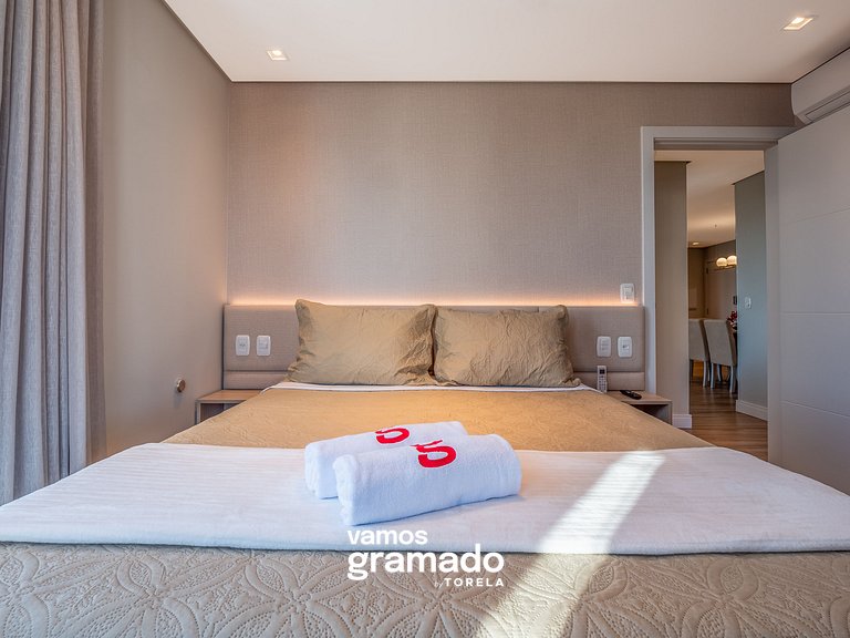 San Telmo 404 - Apto novo no coração de Gramado, com garagem