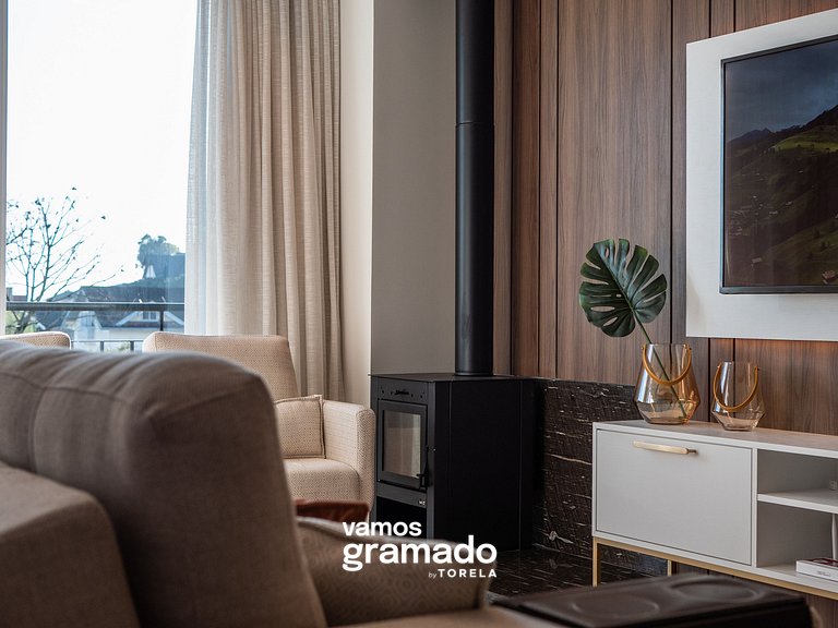 San Telmo 404 - Apto novo no coração de Gramado, com garagem