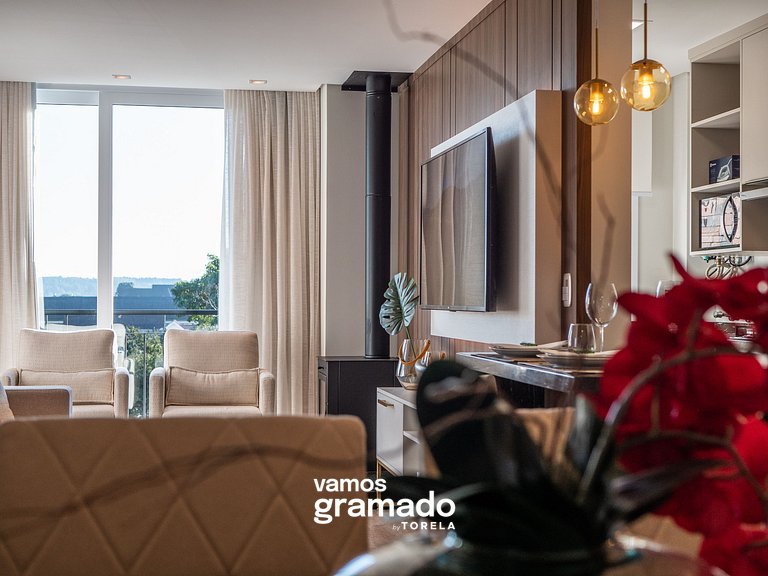 San Telmo 404 - Apto novo no coração de Gramado, com garagem