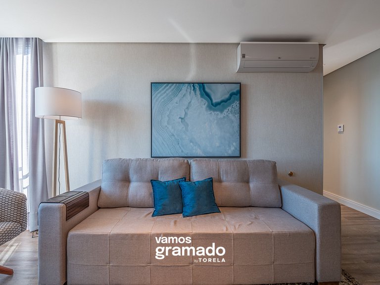 San Telmo 405 - Apto no Centro de Gramado, com garagem