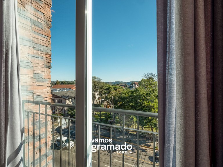 San Telmo 405 - Apto no Centro de Gramado, com garagem