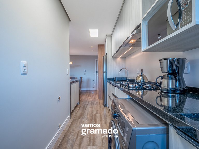 San Telmo 405 - Apto no Centro de Gramado, com garagem