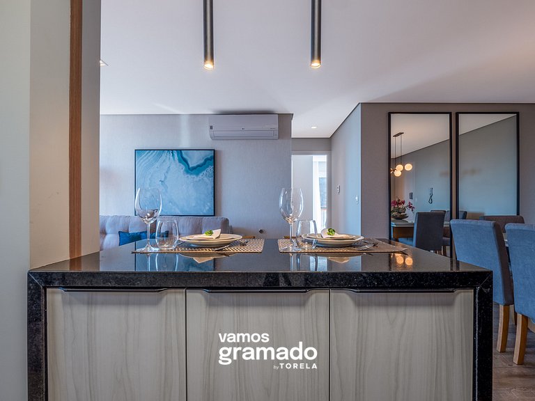 San Telmo 405 - Apto no Centro de Gramado, com garagem