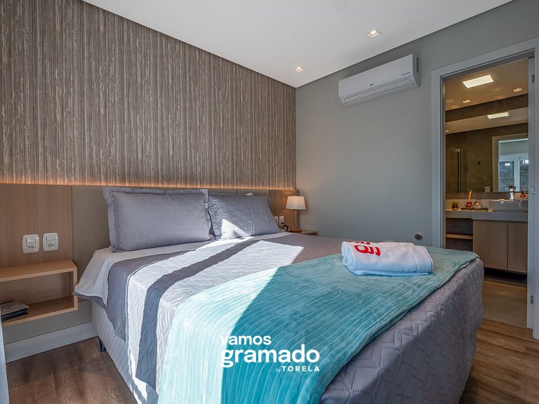 San Telmo 405 - Apto no Centro de Gramado, com garagem