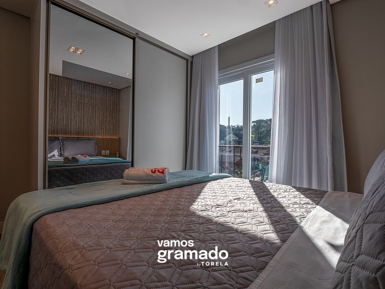 San Telmo 405 - Apto no Centro de Gramado, com garagem