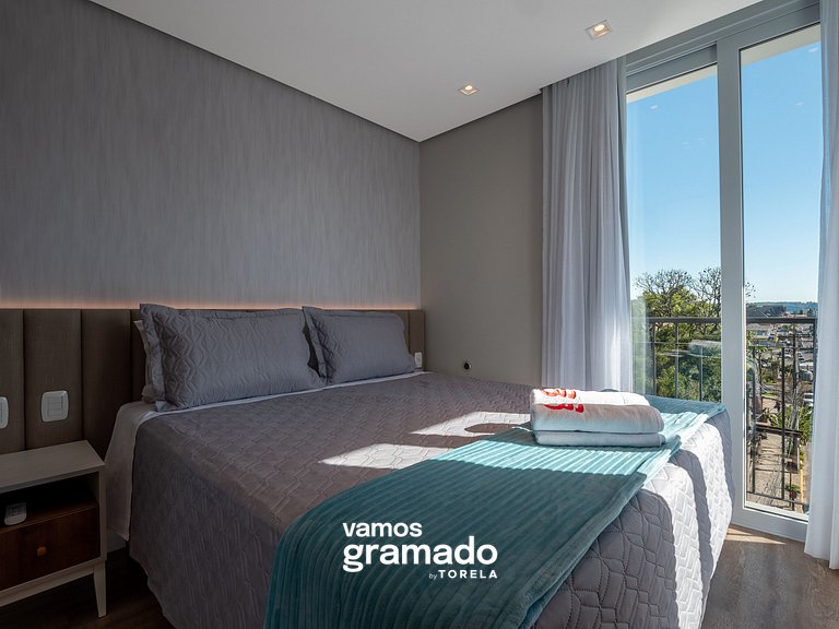 San Telmo 405 - Apto no Centro de Gramado, com garagem