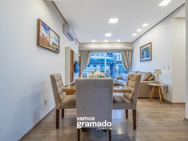 Casa de Pedra - 301D - Apto com piscina em Gramado