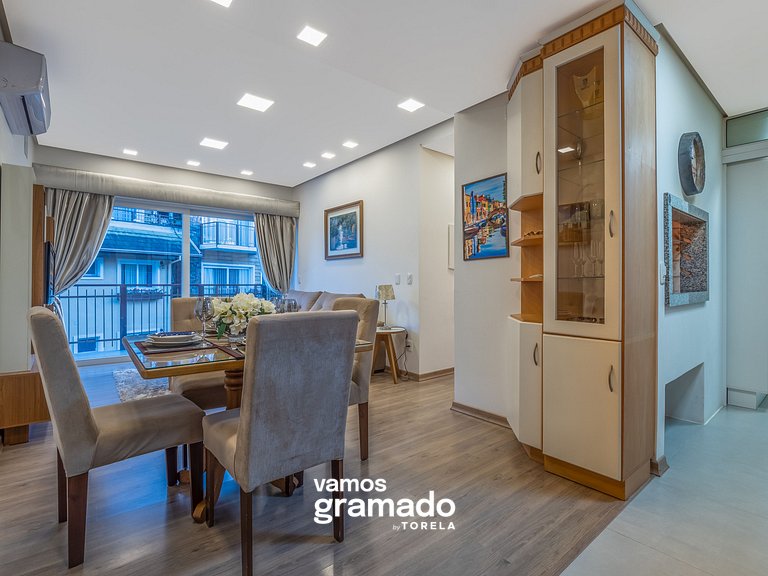 Casa de Pedra - 301D - Apto com piscina em Gramado