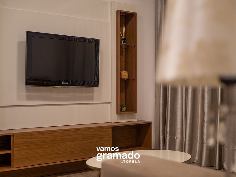 Casa de Pedra - 301D - Apto com piscina em Gramado