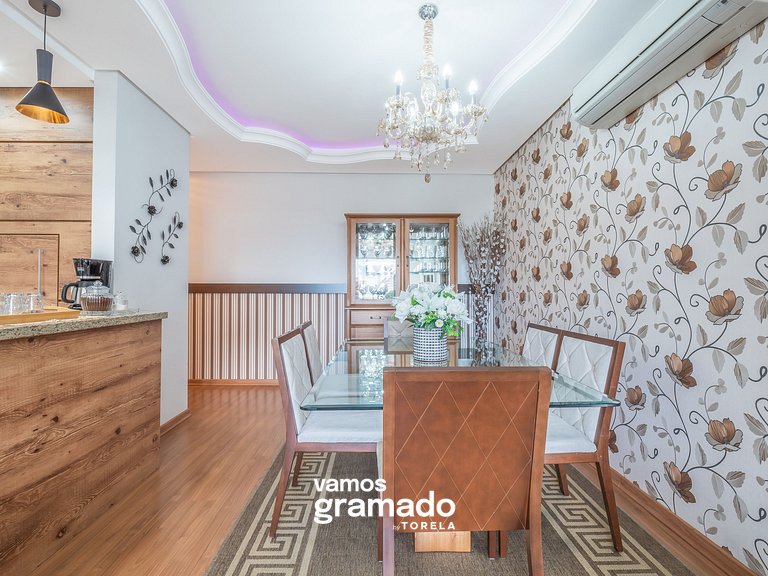 Fascino 302 - Apartamento 600 metros Rua Coberta de Gramado