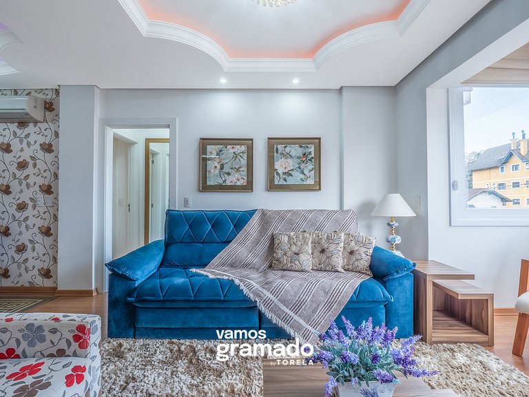 Fascino 302 - Apartamento 600 metros Rua Coberta de Gramado