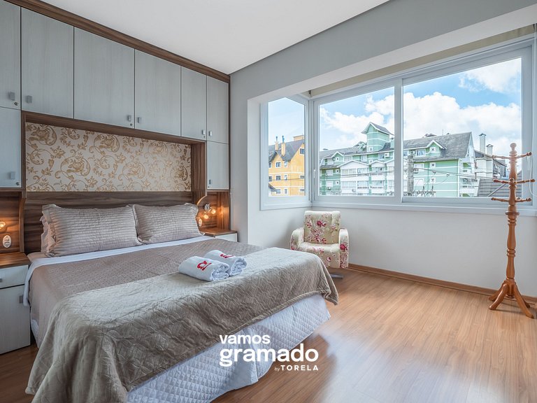 Fascino 302 - Apartamento 600 metros Rua Coberta de Gramado
