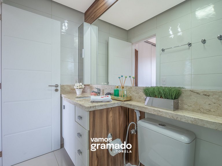 Fascino 302 - Apartamento 600 metros Rua Coberta de Gramado
