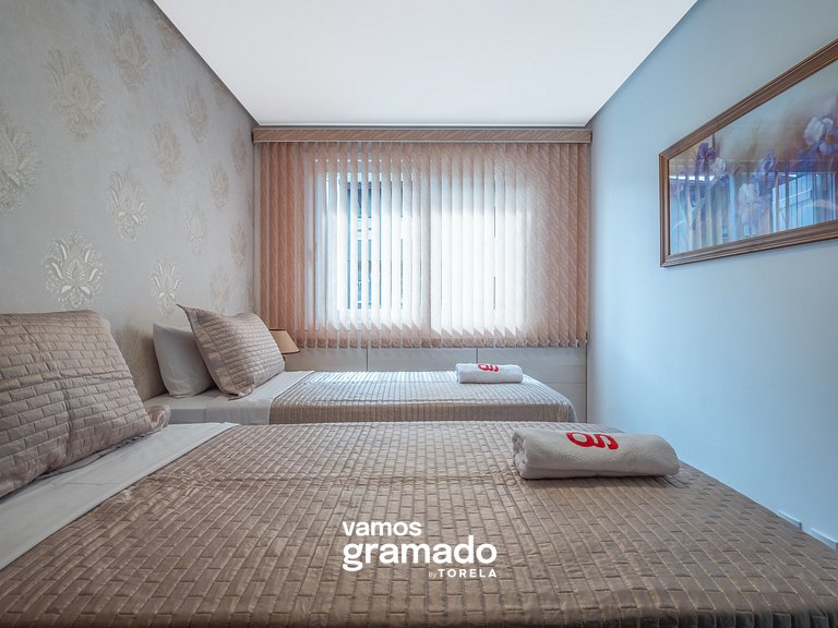 Fascino 302 - Apartamento 600 metros Rua Coberta de Gramado