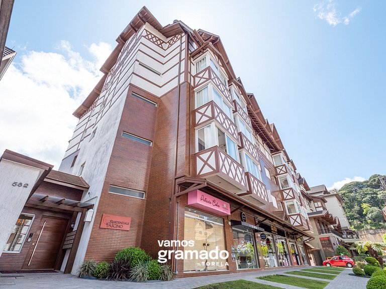 Fascino 302 - Apartamento 600 metros Rua Coberta de Gramado