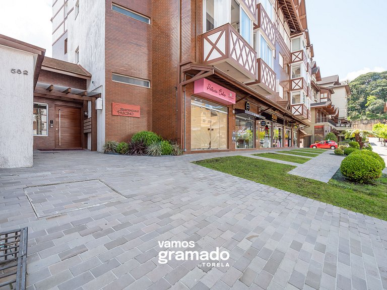 Fascino 302 - Apartamento 600 metros Rua Coberta de Gramado