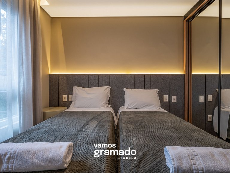 BAV 201B - Aconchego em Gramado 2 dorm Bavária