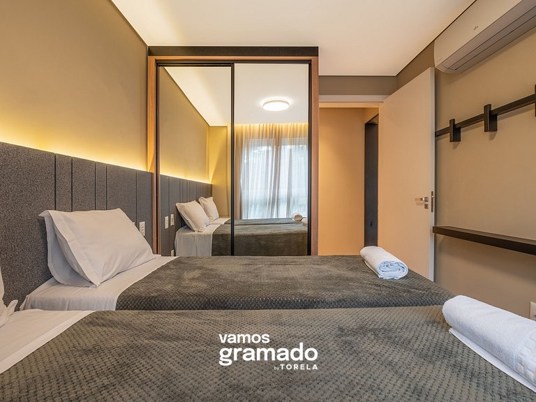BAV 201B - Aconchego em Gramado 2 dorm Bavária