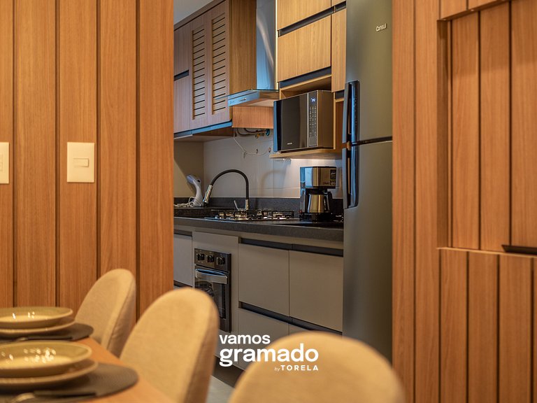 BAV 201B - Aconchego em Gramado 2 dorm Bavária
