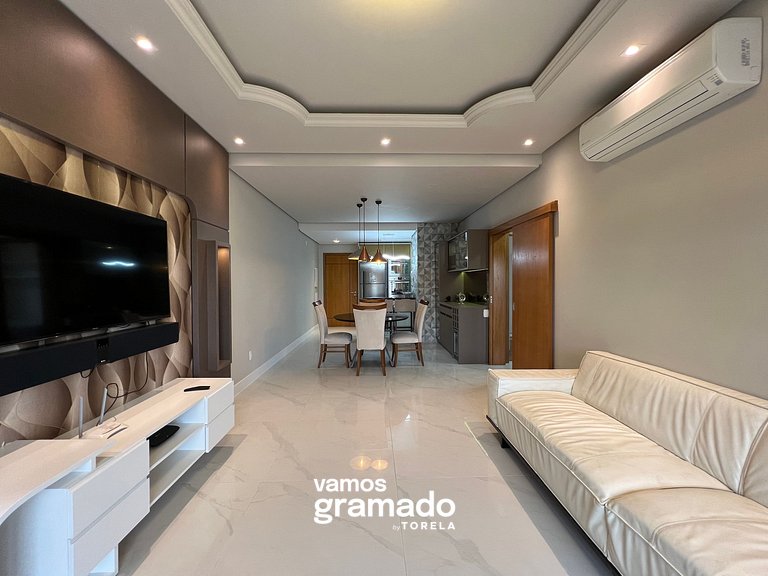 Casa de Pedra 303A - 2 suítes com piscina Gramado