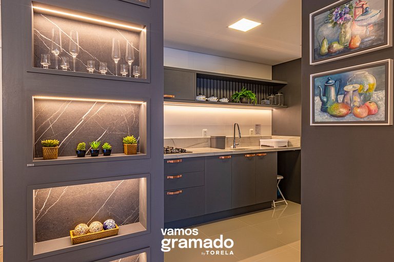 Reserva das Orquídeas 406B - Apê NOVO na Borges