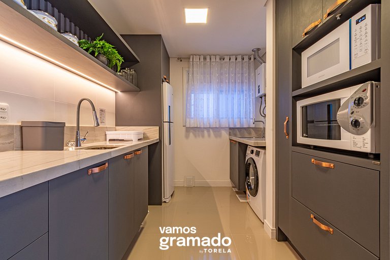 Reserva das Orquídeas 406B - Apê NOVO na Borges