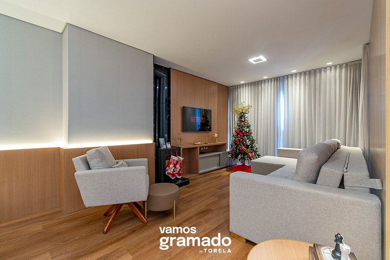 Reserva Orquídeas 207A - 3 suítes Centro Gramado