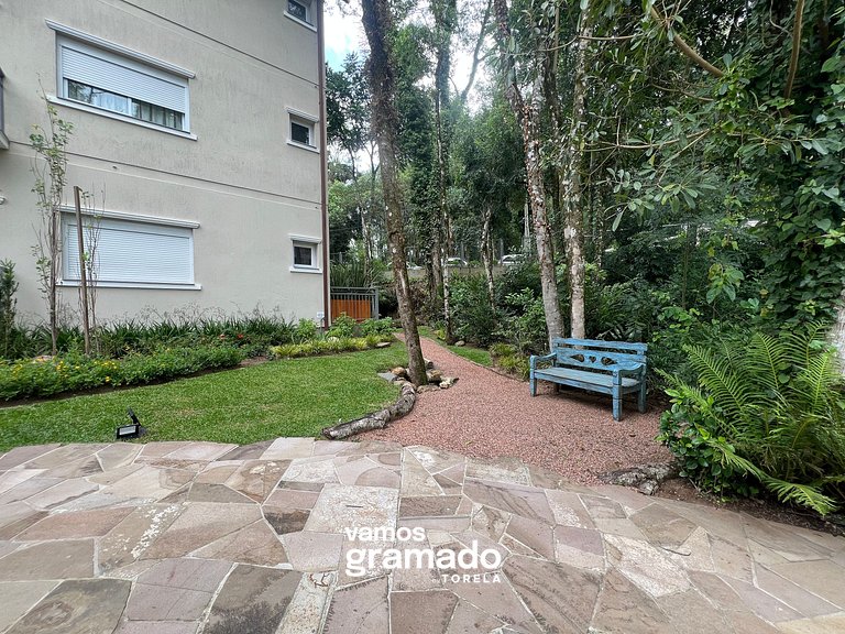 Villa Olga 204 - Lindo apartamento em Gramado
