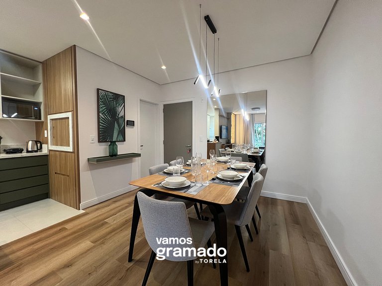 Villa Olga 204 - Lindo apartamento em Gramado