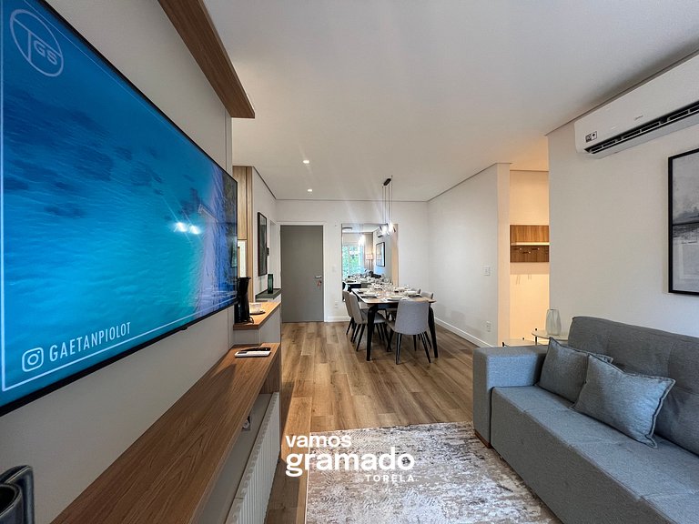 Villa Olga 204 - Lindo apartamento em Gramado
