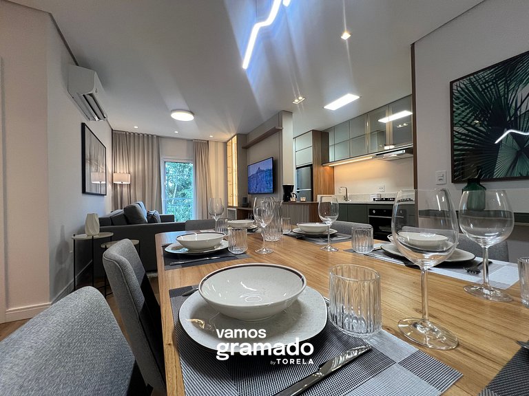 Villa Olga 204 - Lindo apartamento em Gramado