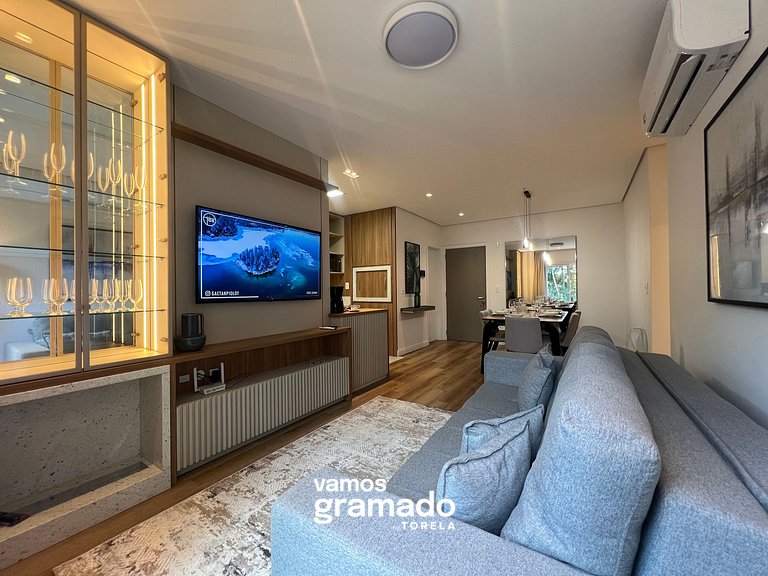 Villa Olga 204 - Lindo apartamento em Gramado