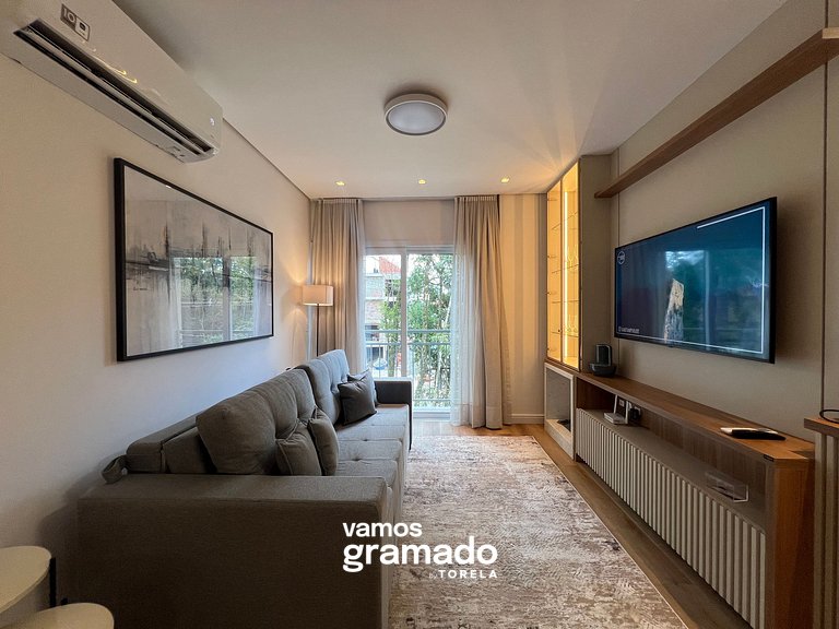 Villa Olga 204 - Lindo apartamento em Gramado