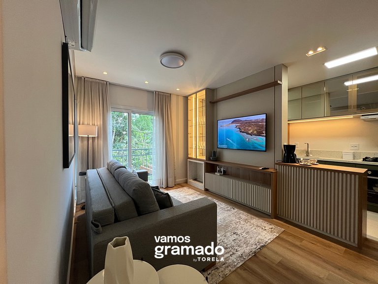Villa Olga 204 - Lindo apartamento em Gramado