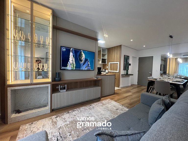 Villa Olga 204 - Lindo apartamento em Gramado
