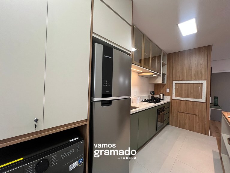 Villa Olga 204 - Lindo apartamento em Gramado