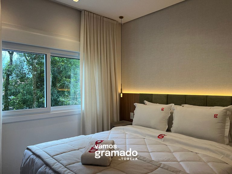 Villa Olga 204 - Lindo apartamento em Gramado