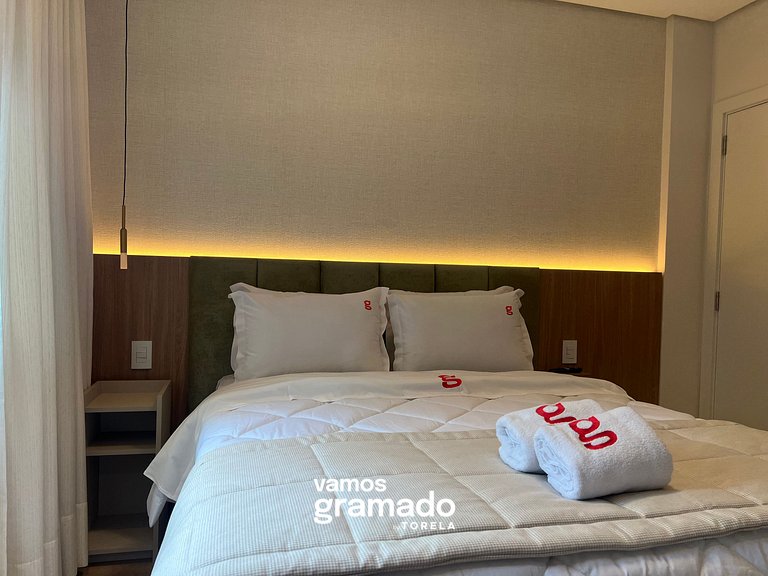 Villa Olga 204 - Lindo apartamento em Gramado