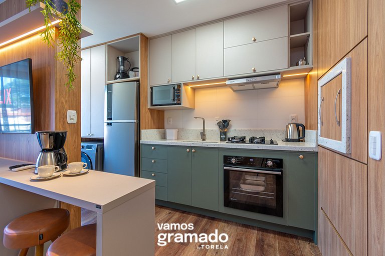 Dona Ella 201 - Apartamento NOVO no Centro Gramado