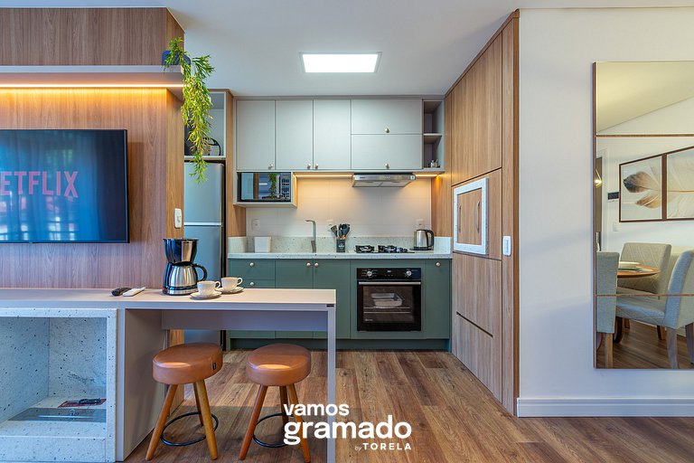 Dona Ella 201 - Apartamento NOVO no Centro Gramado