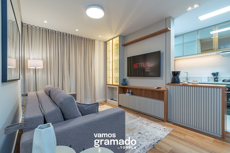 Villa Olga 204 - Lindo apartamento em Gramado