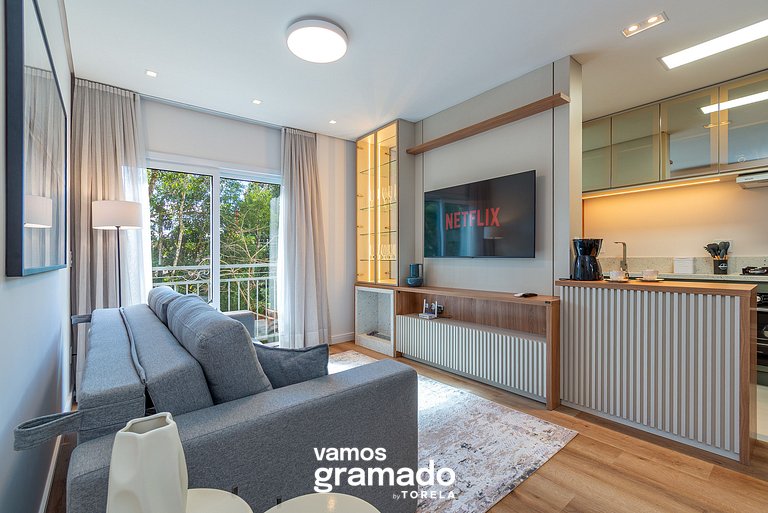 Villa Olga 204 - Lindo apartamento em Gramado