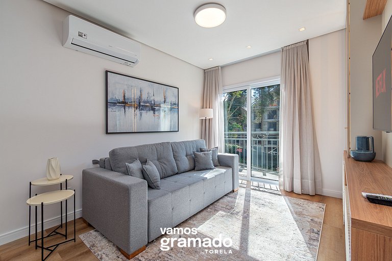 Villa Olga 204 - Lindo apartamento em Gramado