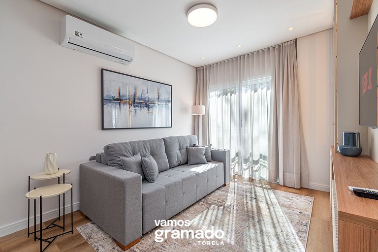 Villa Olga 204 - Lindo apartamento em Gramado