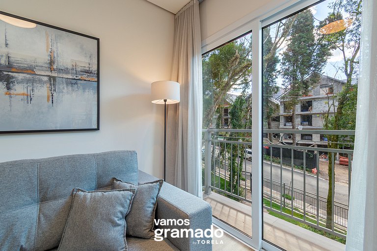 Villa Olga 204 - Lindo apartamento em Gramado